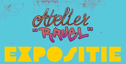 Atelier Ravel expositie kleurrijke tekst - Bergen op Zoom