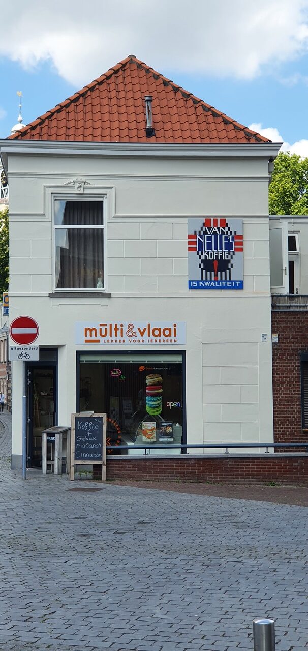 Muti en Vlaai winkel gevel - Bergen op Zoom