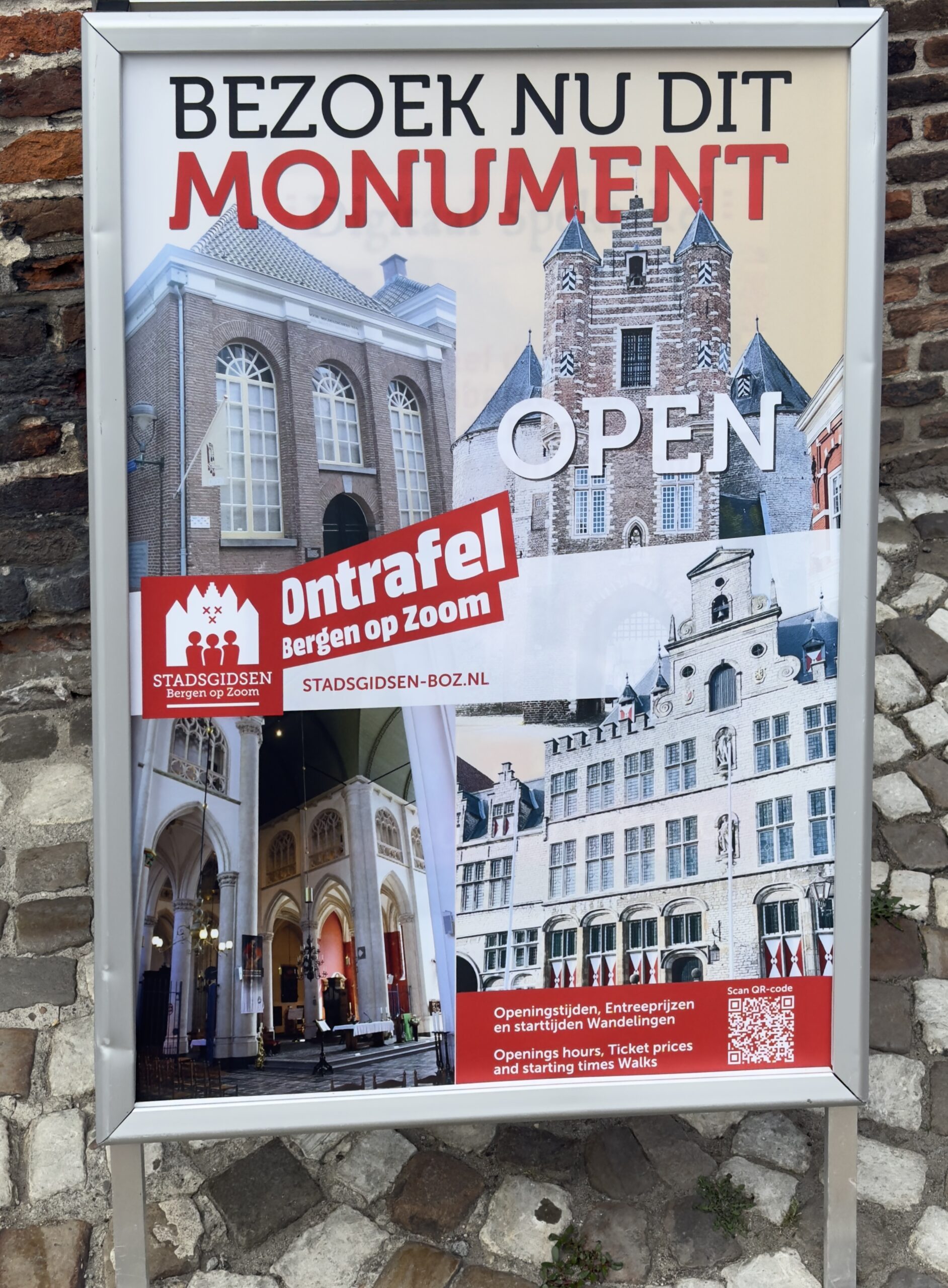 Promotie van historisch monument bezoek  - Bergen op Zoom